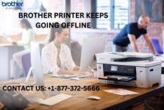Brother Printer Keeps Going Offline | +1-877-372-5666 | Brother Printer Support