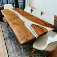 Unique Custom Epoxy Resin Dining Tables on Sale By Woodensure