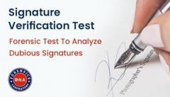 Get Signature Verification Forensic Test to Stop Forgery