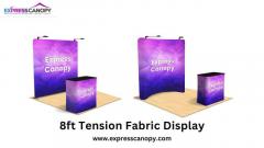 8ft Tension Fabric Display will Elevate Your Brand Presence & Boost Your Brand Presence Today!