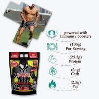 Advance muscle mass gainer with whey protein and gains muscle mass