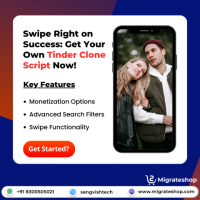 Swipe right on success with our cutting-edge Tinder Clone Script!
