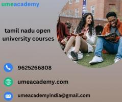 Tamil Nadu open university courses