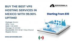 Buy the Best VPS Hosting Services in Mexico with 99.90% Uptime!