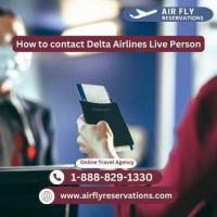 How to contact Delta Airlines Live Person