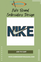For Sale: Custom Nike Embroidery Design